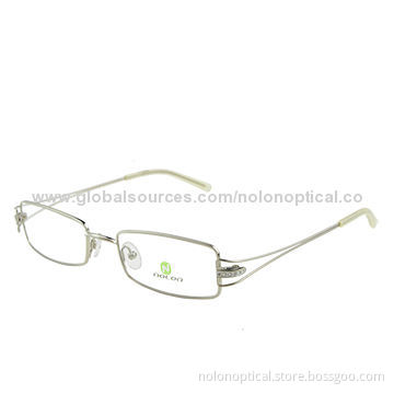 Pure Titanium Spectacles Full Rim Optical Eyeglass Silver Thin Frame Light WeightNew